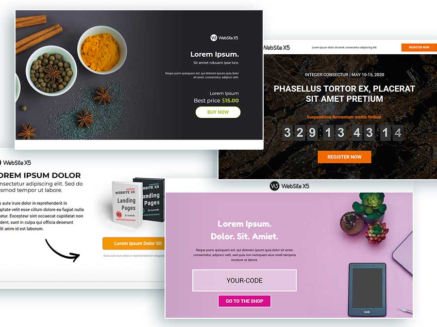 incomedia website x5 templates pack download