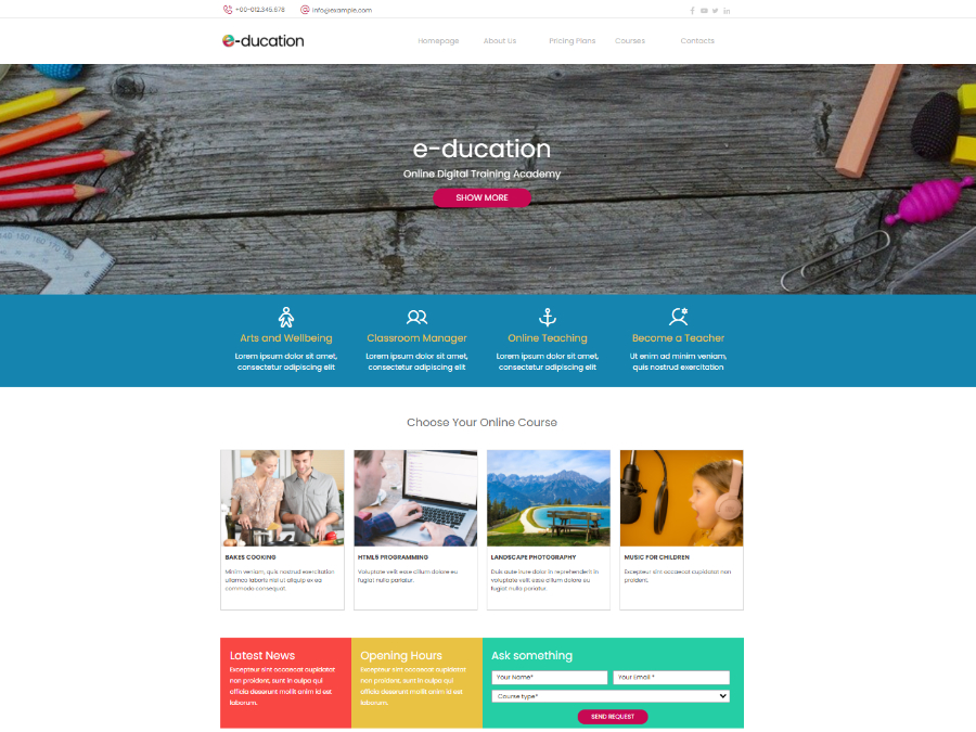 Website X5 Template Mindsrock